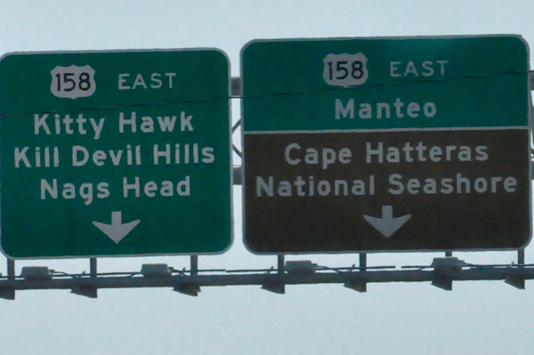 signs on the highway